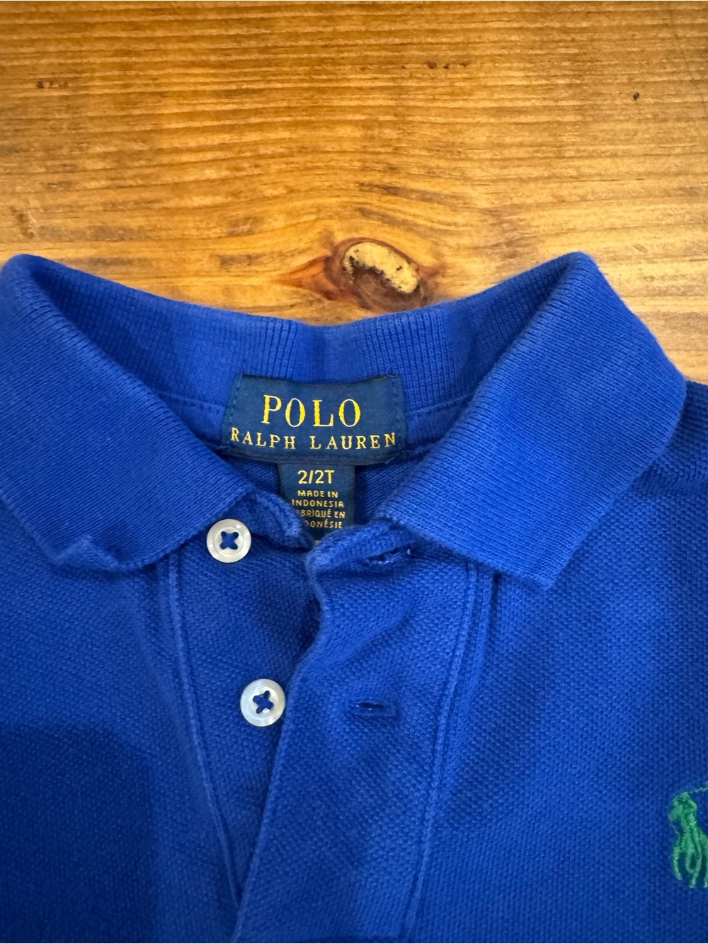 Polo Ralph Lauren Royal Blue Toddler Polo